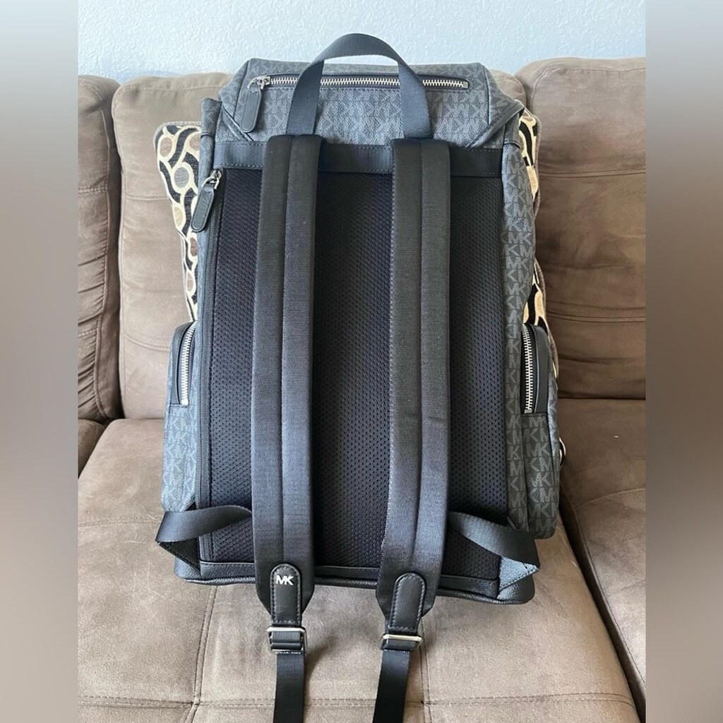 Men's Black Michael Kors Backpack 4
