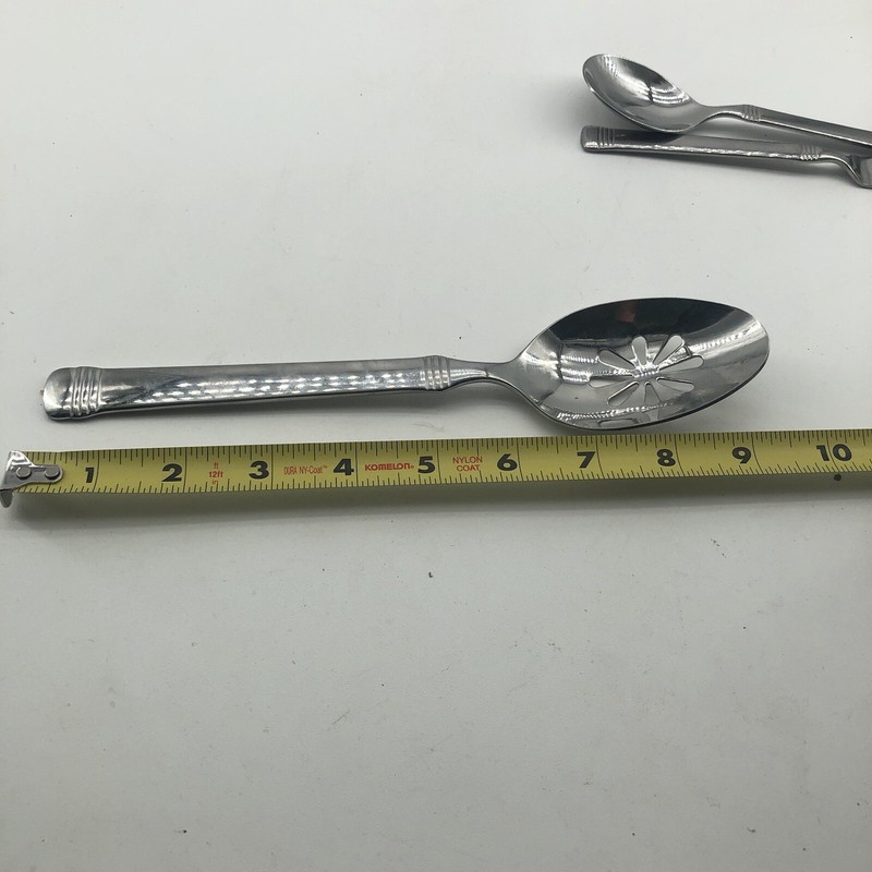 FITZ & FLOYD Everyday Bistro Flatware Band 37 pc Lot Stainless Steel gallery