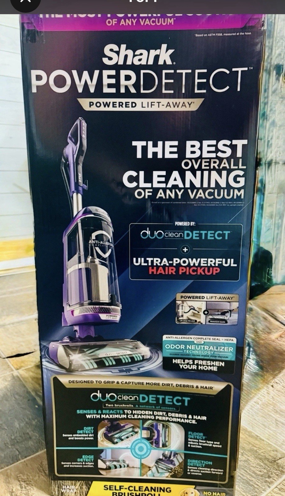 Shark - PowerDetect Upright Vacuum with DuoClean Detect Technology - AZ4002 gallery