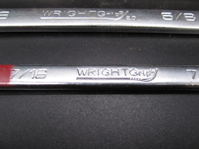 Wright Tool WRIGHTGRIP Combination Wrench Set satin finish gallery