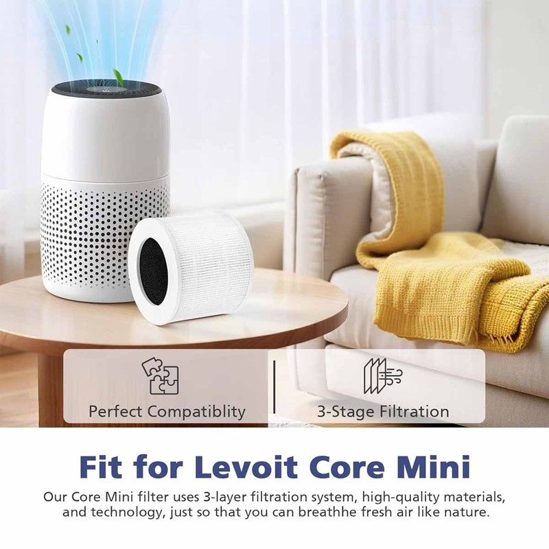 Core Mini Replace Filter for LEVOIT Core Mini-P Air Purifier, 3-in-1 Filter gallery
