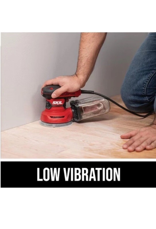 SKIL 120V 2.8A Variable Speed Random Orbital Sander w Dust Management System gallery