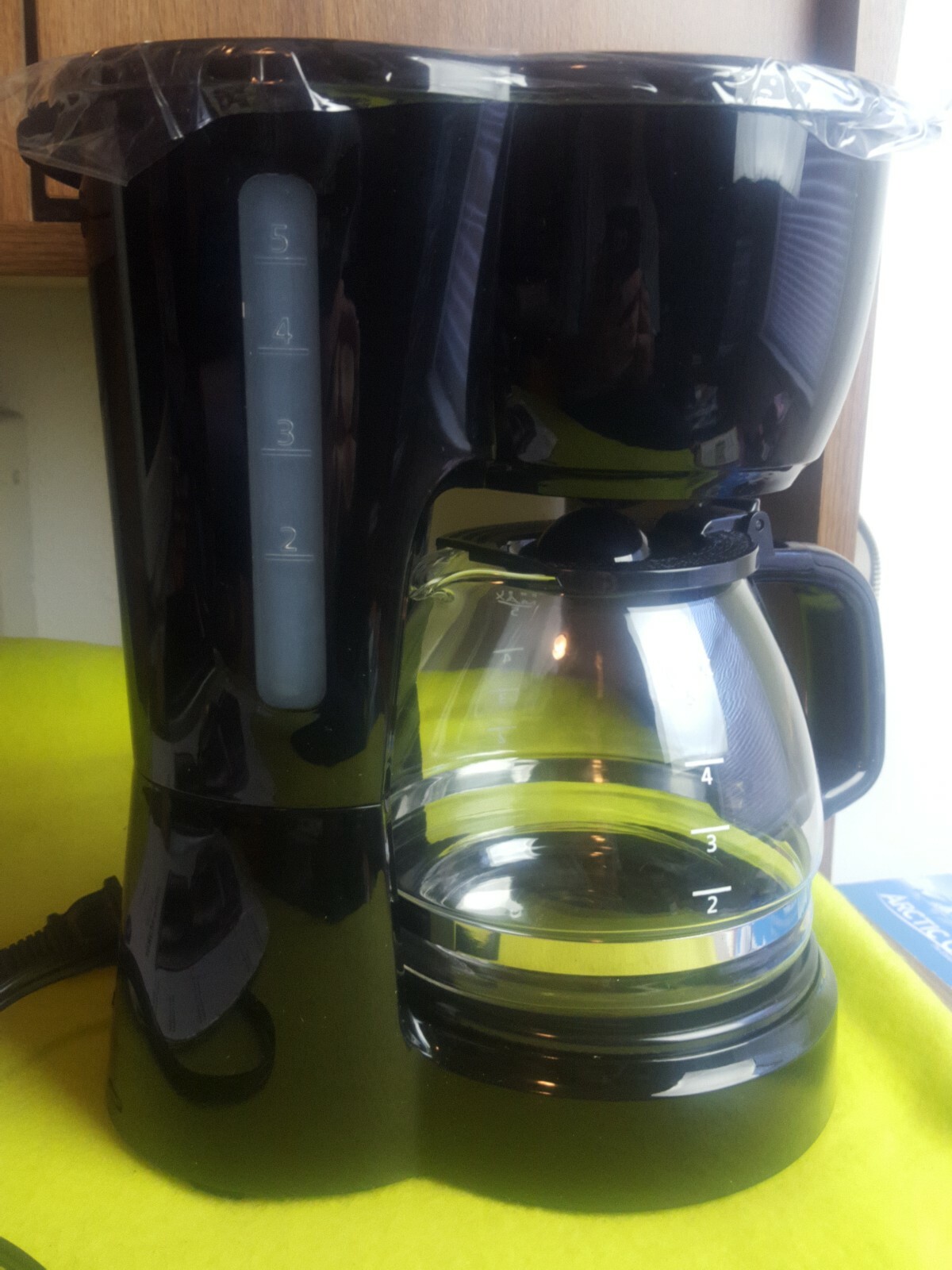 Mainstays 5 Cup Black Coffee Maker with Removable Filter Basket - Not Orig. Box gallery