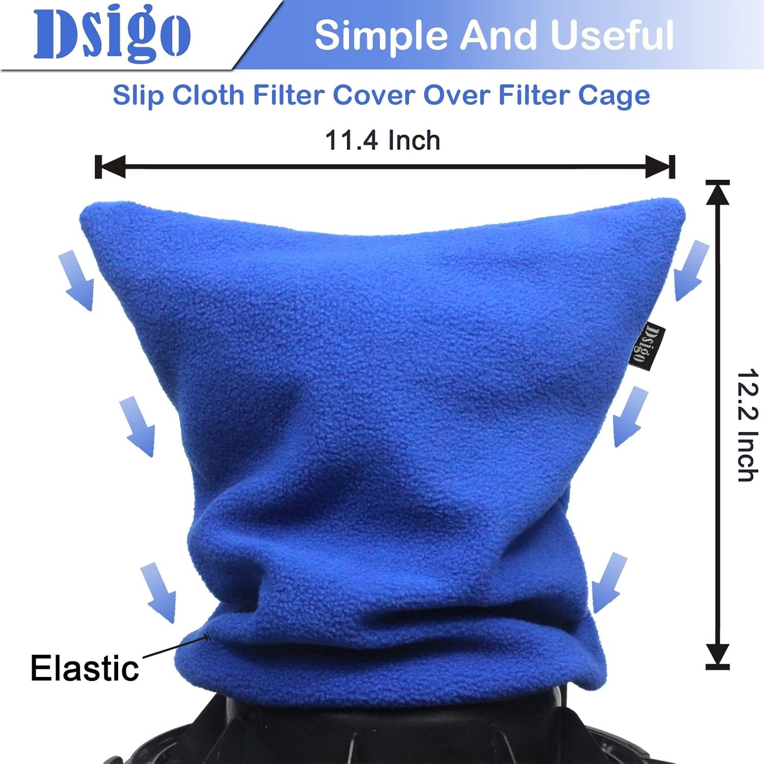 DSIGO Shop Vac Filter Retainer Cover Reusable Blue Vacuum Dust gallery