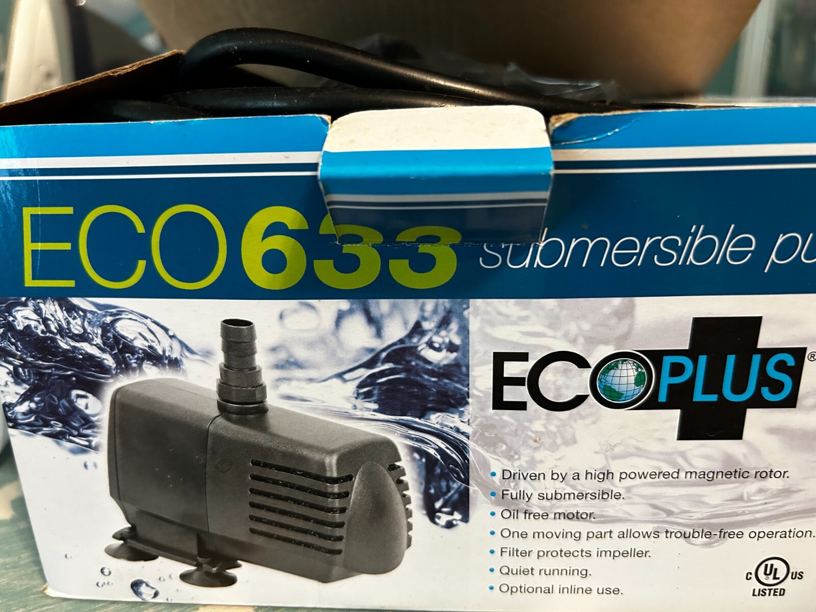 EcoPlus Eco 396 Fixed Flow Submersible or Inline Water Pump 396 GPH gallery