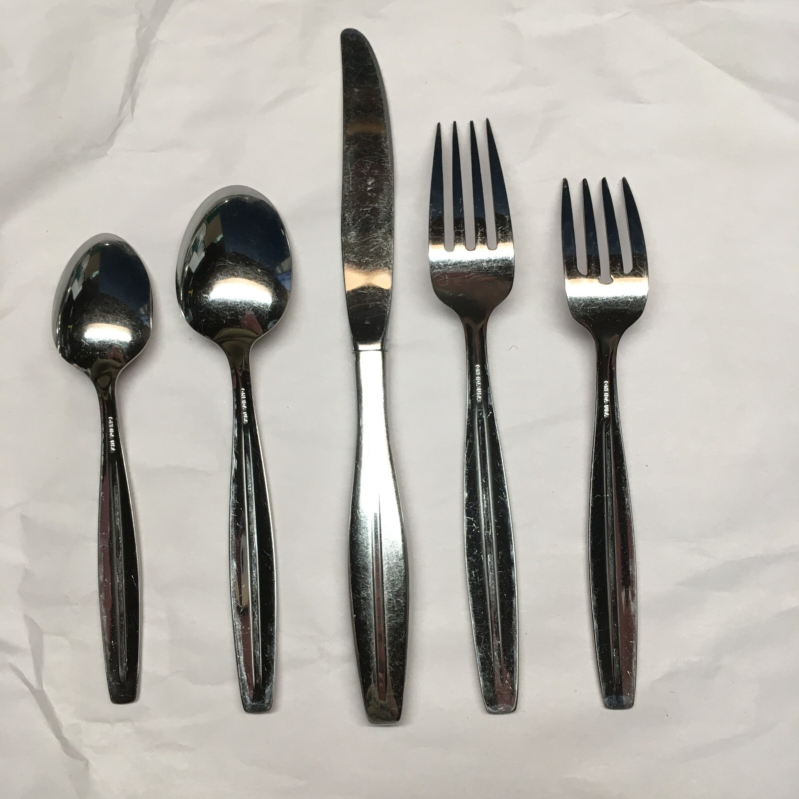 Oneida Arris Stainless Flatware USA Knife Fork Spoon - Choice gallery