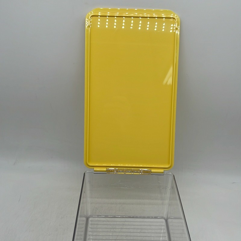 mDesign Home Organizer Clear Plastic Stackable Storage Box Size 12.5" X 7.5" gallery