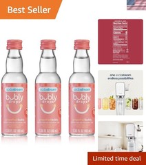 Delicious Bubly Grapefruit Drops Set of 3 – Makes 12 Liters of Sparkling Water