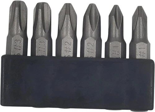 6Pcs 35Mm JIS Screwdriver Bit Set with Magnetic Tip, 1/4 Hex Shank, S2 Alloy_Ste gallery