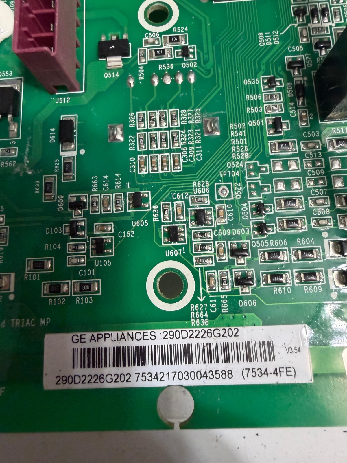 GE Appliances Electronic Washing Machine Main Control Board 290D2226G003 gallery