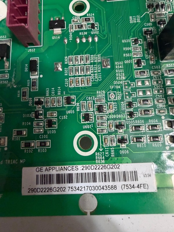 GE Appliances Electronic Washing Machine Main Control Board 290D2226G003 gallery