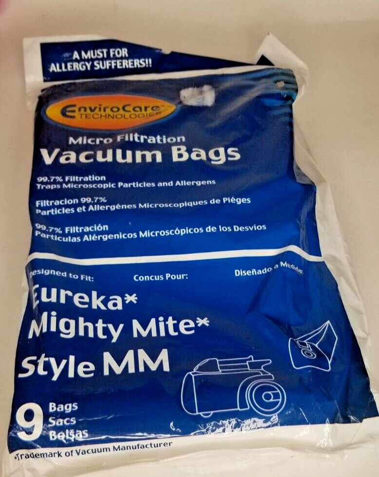 Enviro Care Eureka Vacuum Bags Micro Filtration Mighty Mite Style MM 9 Pack #2