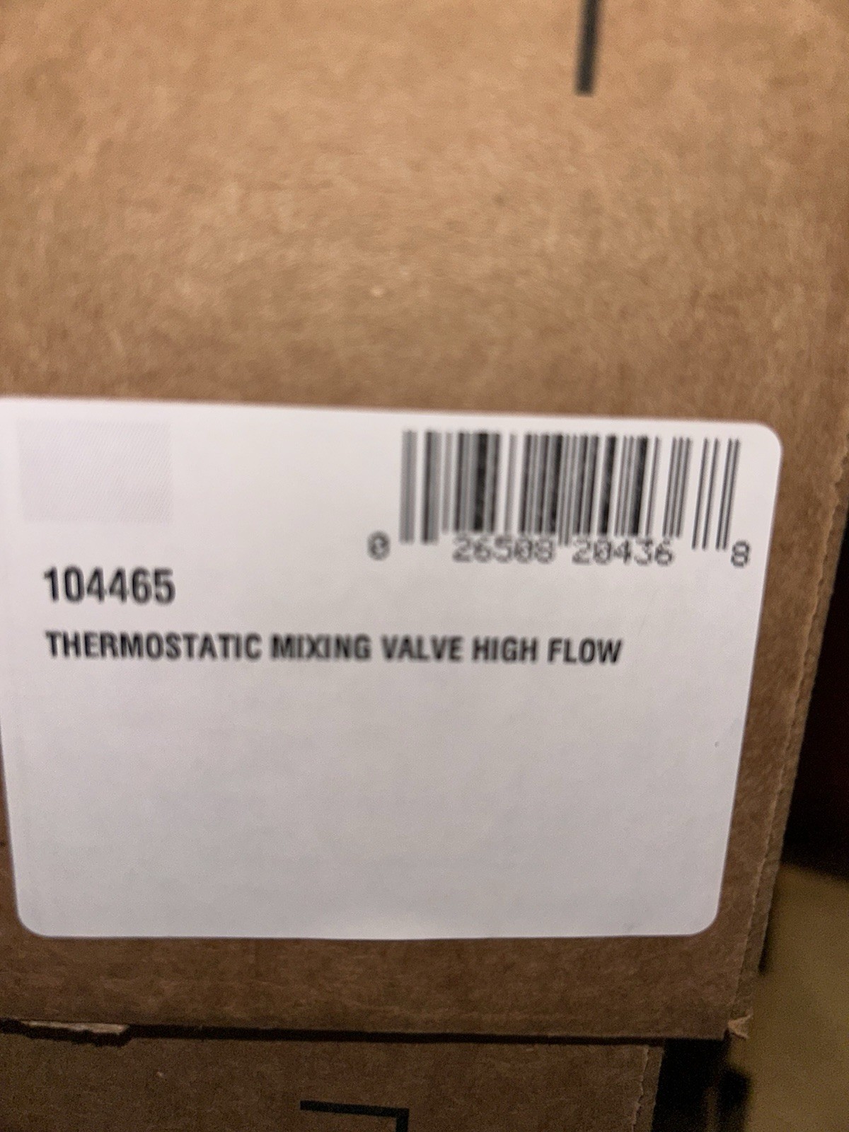 Adjustable Temp. Thermostatic Mixing Valve (1/2" Sweat), 104465 gallery