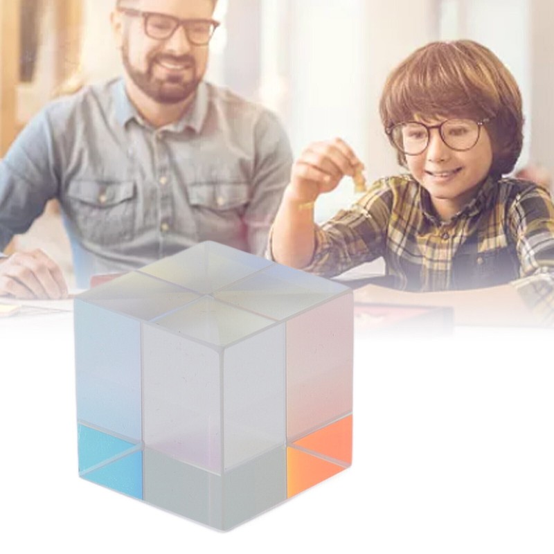 Prism Cube Optical Glass RGB Dispersion Color Cube Sun Catcher X Cube Prism gallery