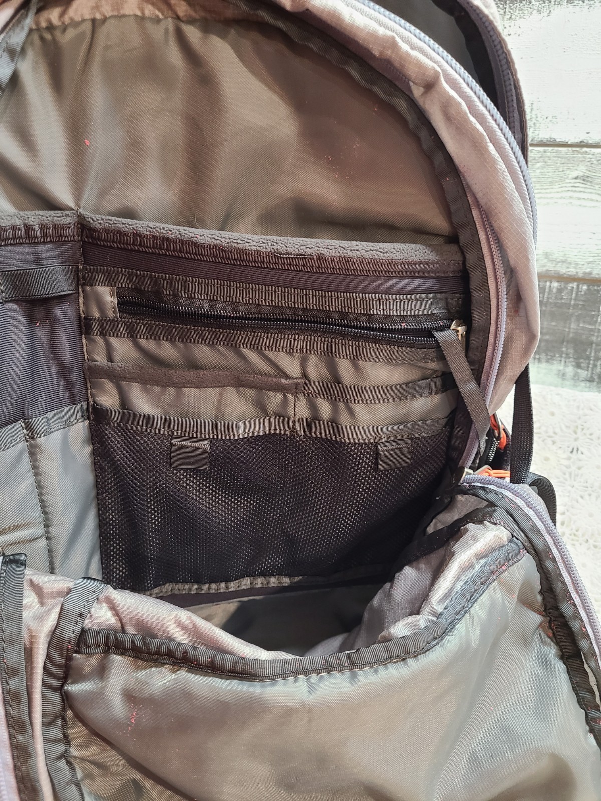 North Face Grey And Black Recon Backpack 2