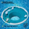 Swimming Pool Leaf Terminator Vacuum, 15" Cleaner, 2 Debris Eater Bags, 8 Jets gallery