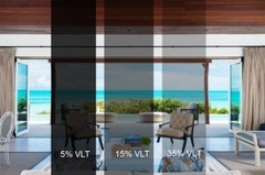 One Way Mirror Privacy Reflection Window Tint Film STOP HEAT! Energy Saver 15%