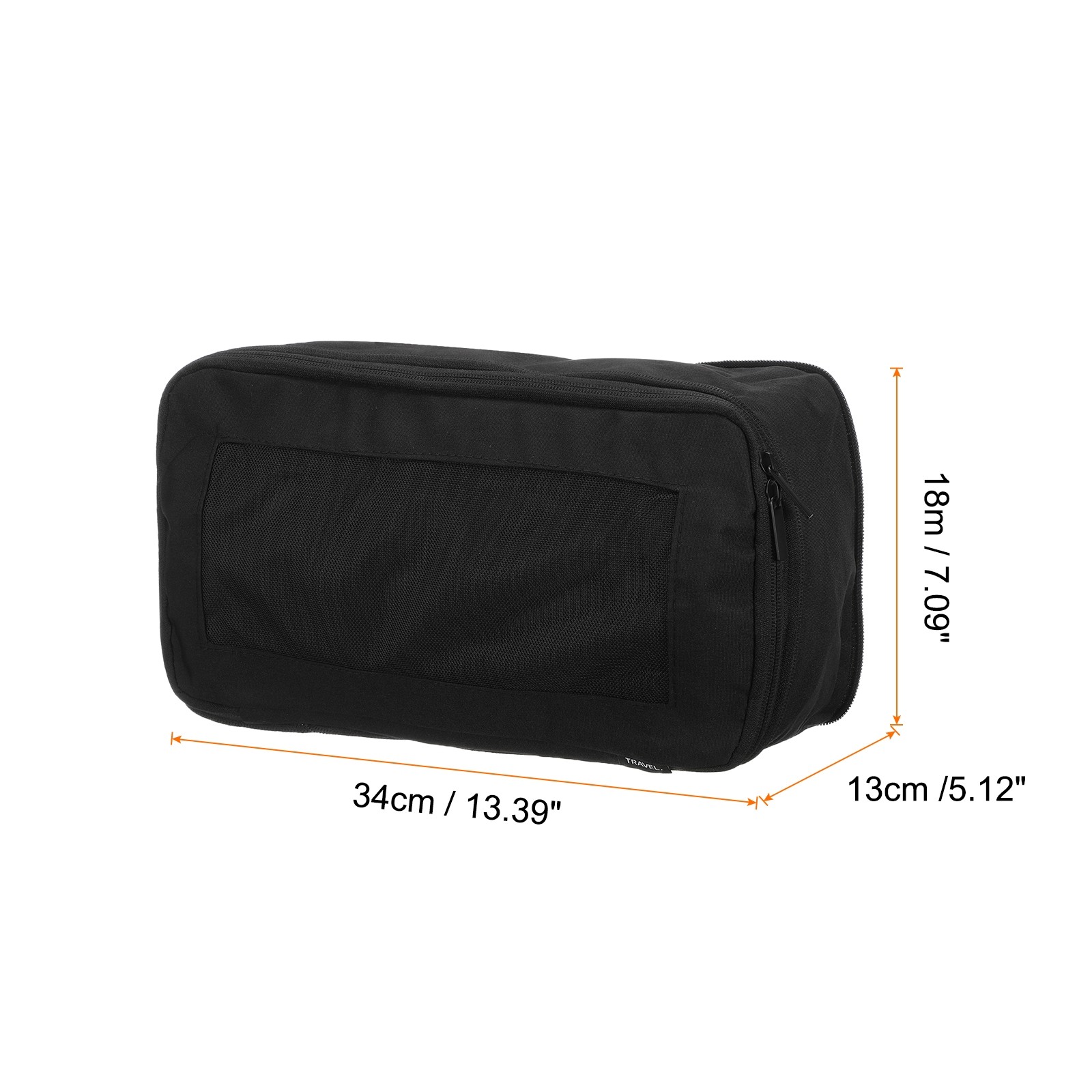 Compression Packing Cube 34x18x13cm Travel Luggage Organizers Bag Black gallery