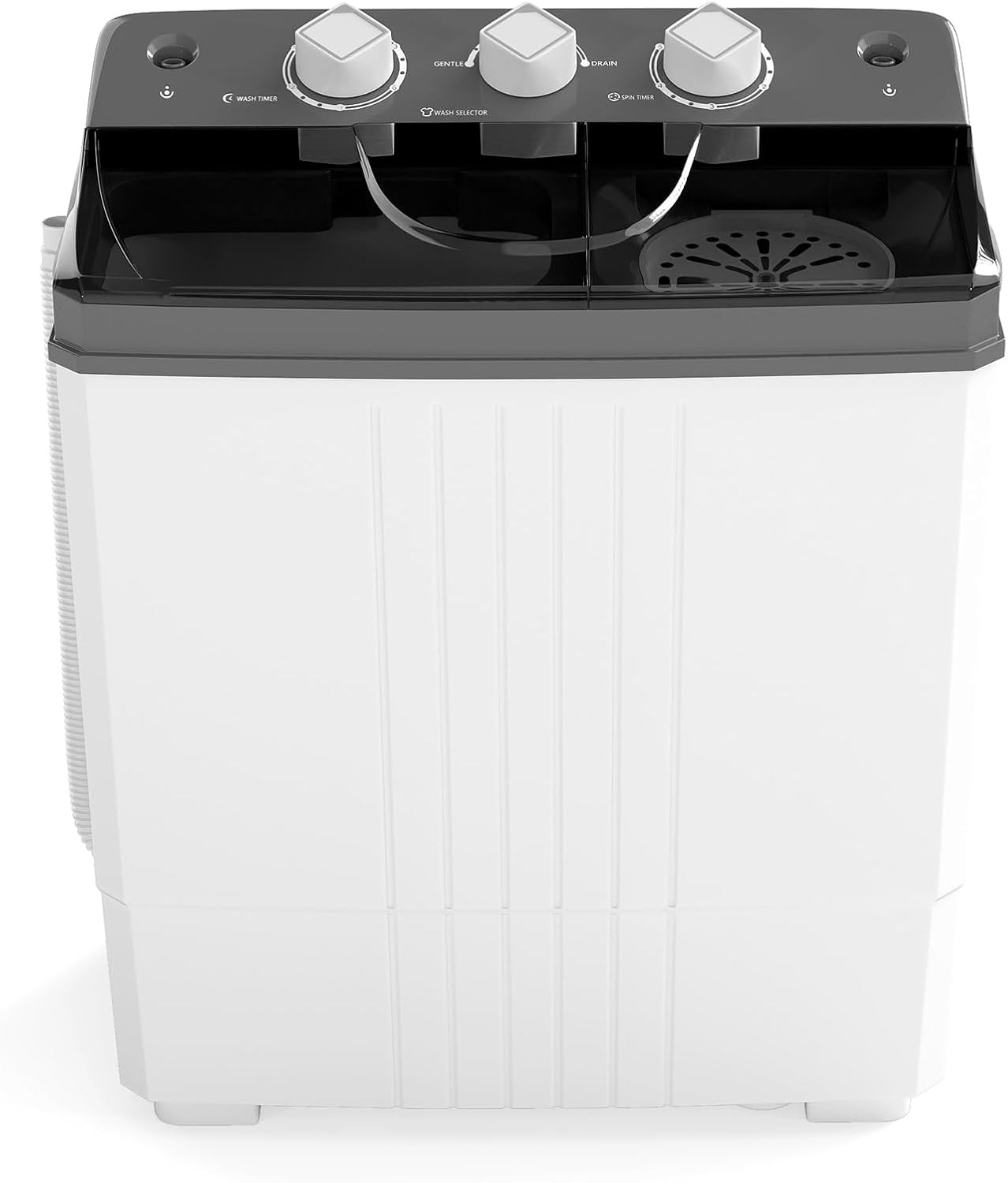Portable Washing Machine, Twin Tub 20Lbs Capacity, Compact Laundry Washer(12Lbs) gallery