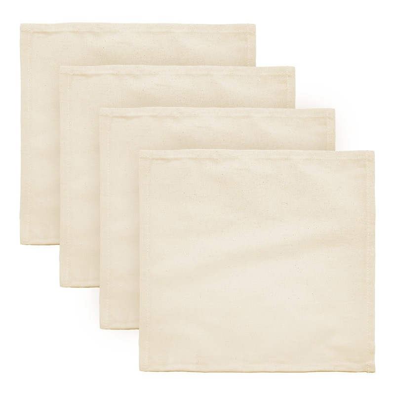 Unbleached Muslin Kombucha Covers - 4 Pack with Rubber Bands gallery