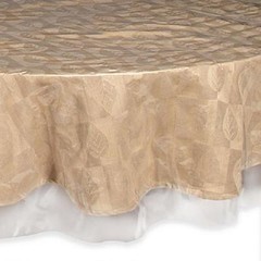 Crystal Clear Tablecloth Protector – 70-Inch Round Cover Protect fine linens New