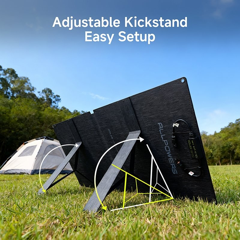ALLPOWERS SP027 100W Portable Foldable Solar Panel For Outdoor Camping Van Trip gallery