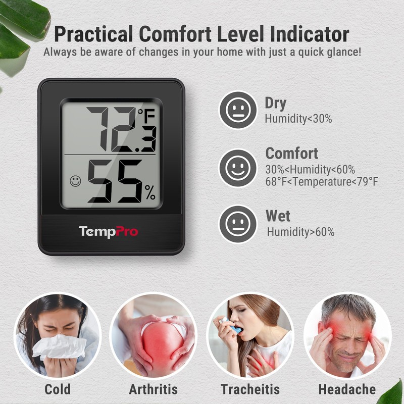 Digital Hygrometer Thermometer Indoor Temperature Humidity Room Mini Hygrometer gallery
