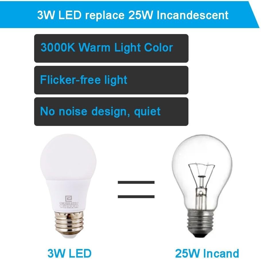 12V-60V LED Light Bulb Low Voltage 12 Volt AC DC Light Bulb, Light Color 3000K S gallery