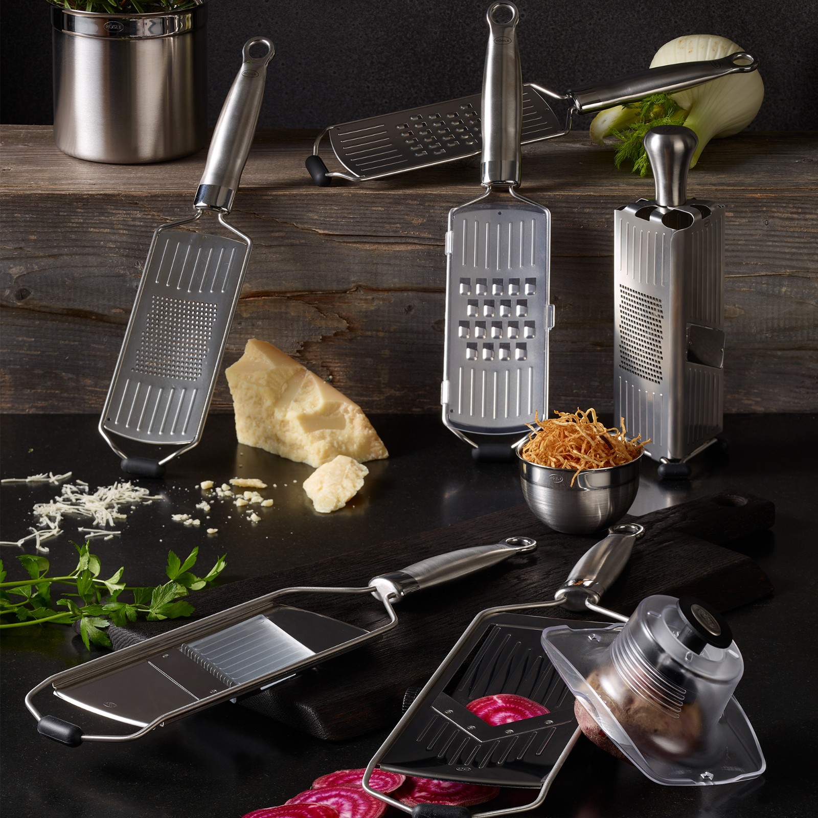 Rosle Medium Grater Stainless Steel No. 95005 Art.121005 gallery