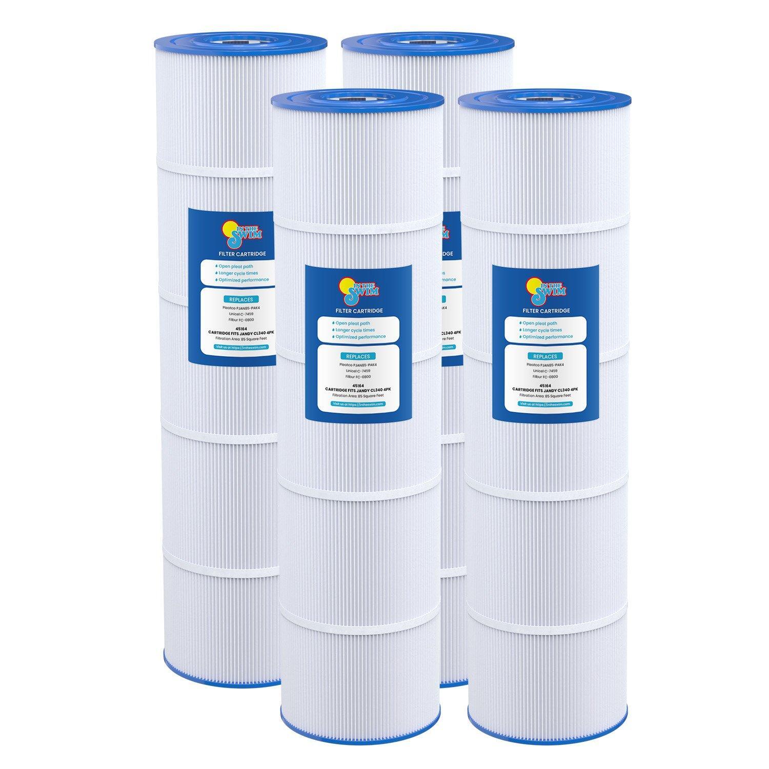 In The Swim Standard Pool Filter Cartridge 4-Pack Replacement for Jandy CL340 gallery