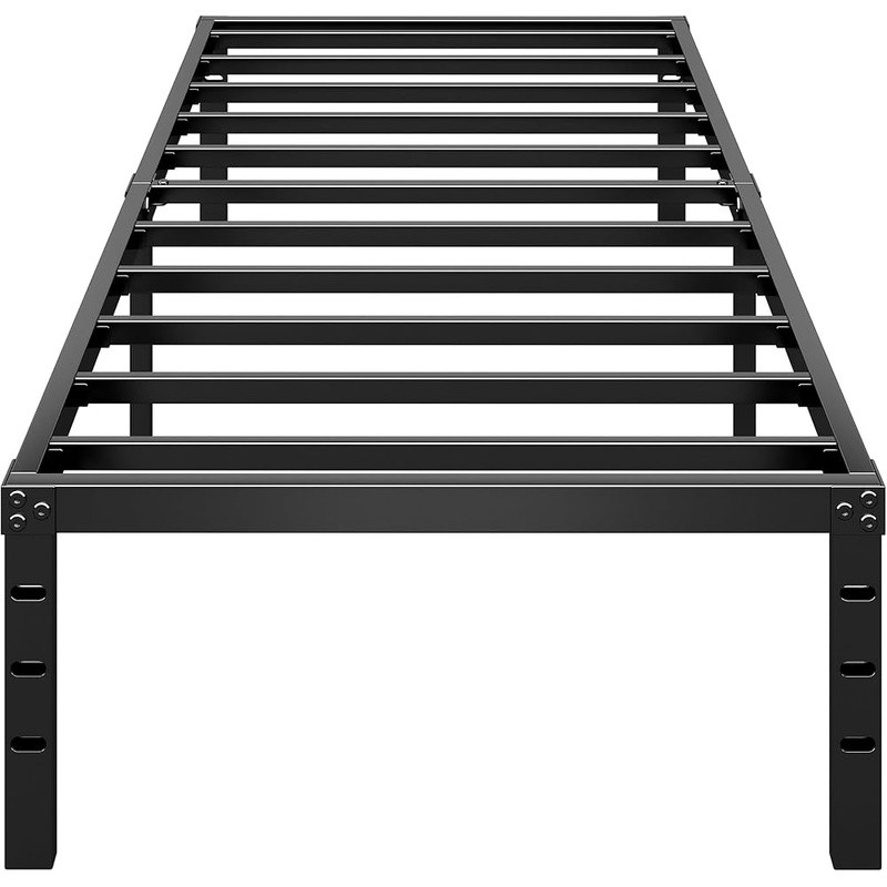 Metal Bed Frame W/ Storage Easy Assembly Squeak Resistant Sturdy Design New gallery