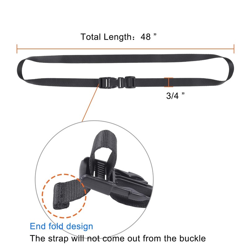 Buckle Straps with Clips, Adjustable Nylon Straps with Buckle, Packing Straps gallery