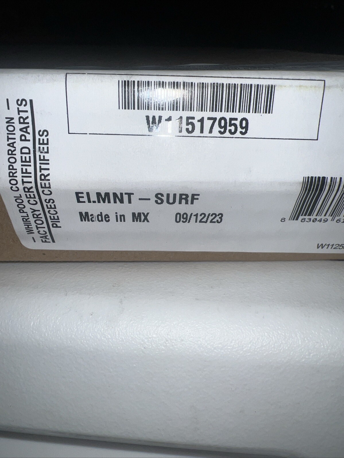 Whirlpool Range Oven Surface Element Dual Front W11517959 W10275048 gallery