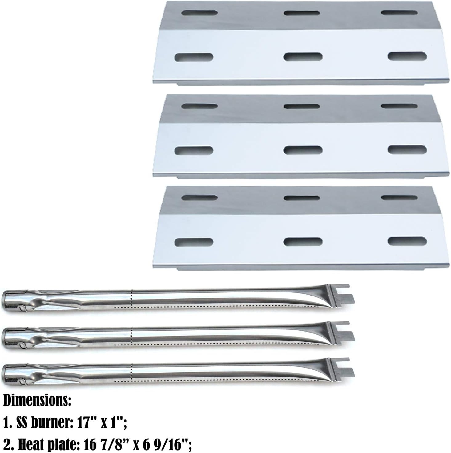 Ducane Gas Grill Replacement Parts Kit Burners Heat Plates gallery