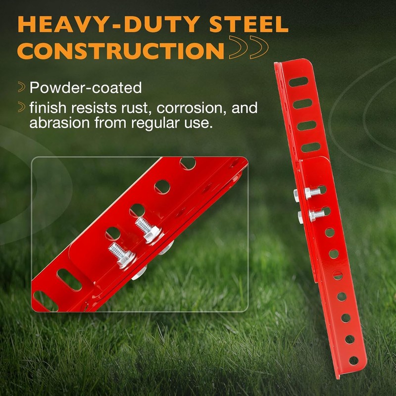 Mower Trimmer Rack Lockable For Most Walk-Behind Stand-On & ZTR Lawn Mower Red gallery
