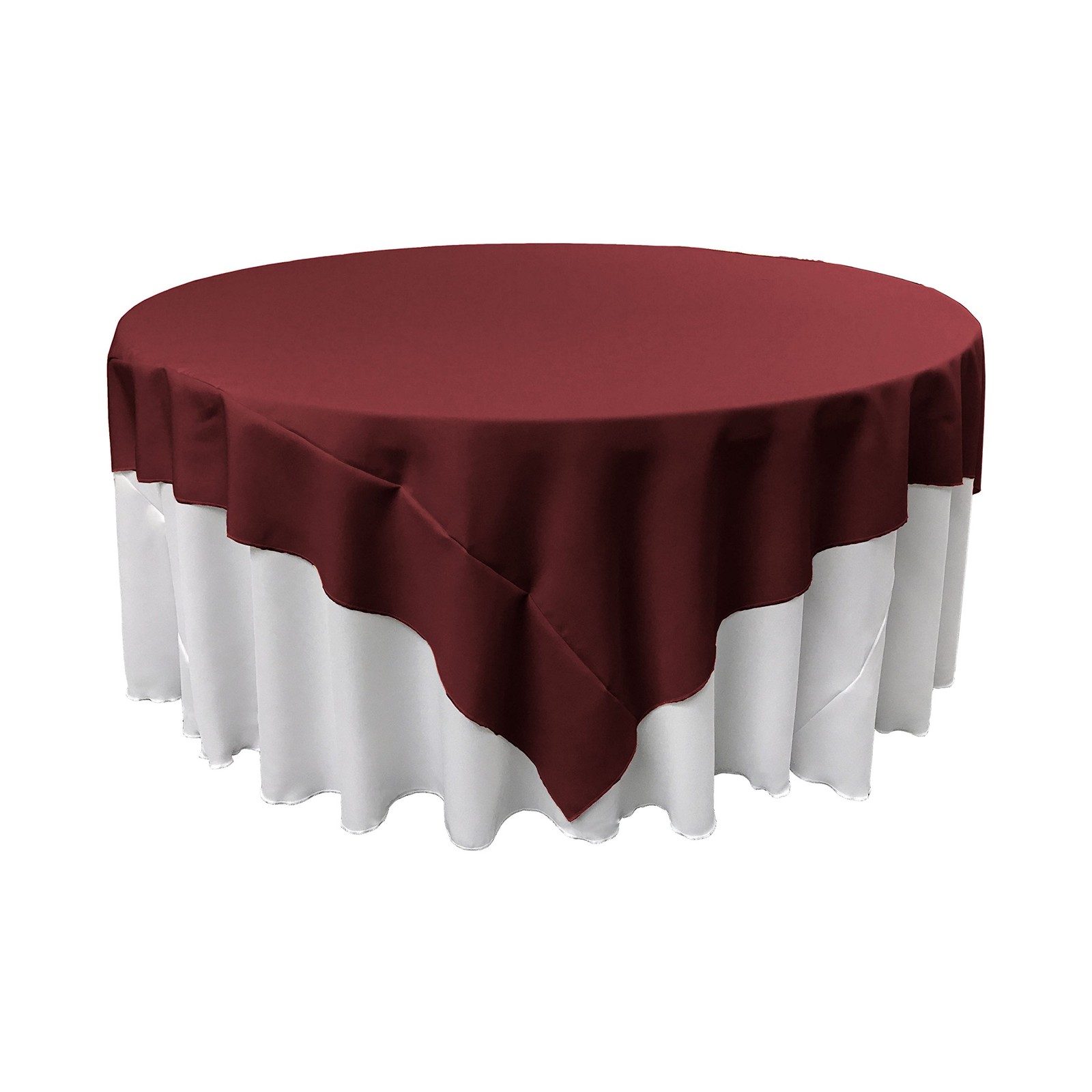 Polyester Poplin Washable Square Tablecloth, Stain and Wrinkle Resistant Tabl... gallery