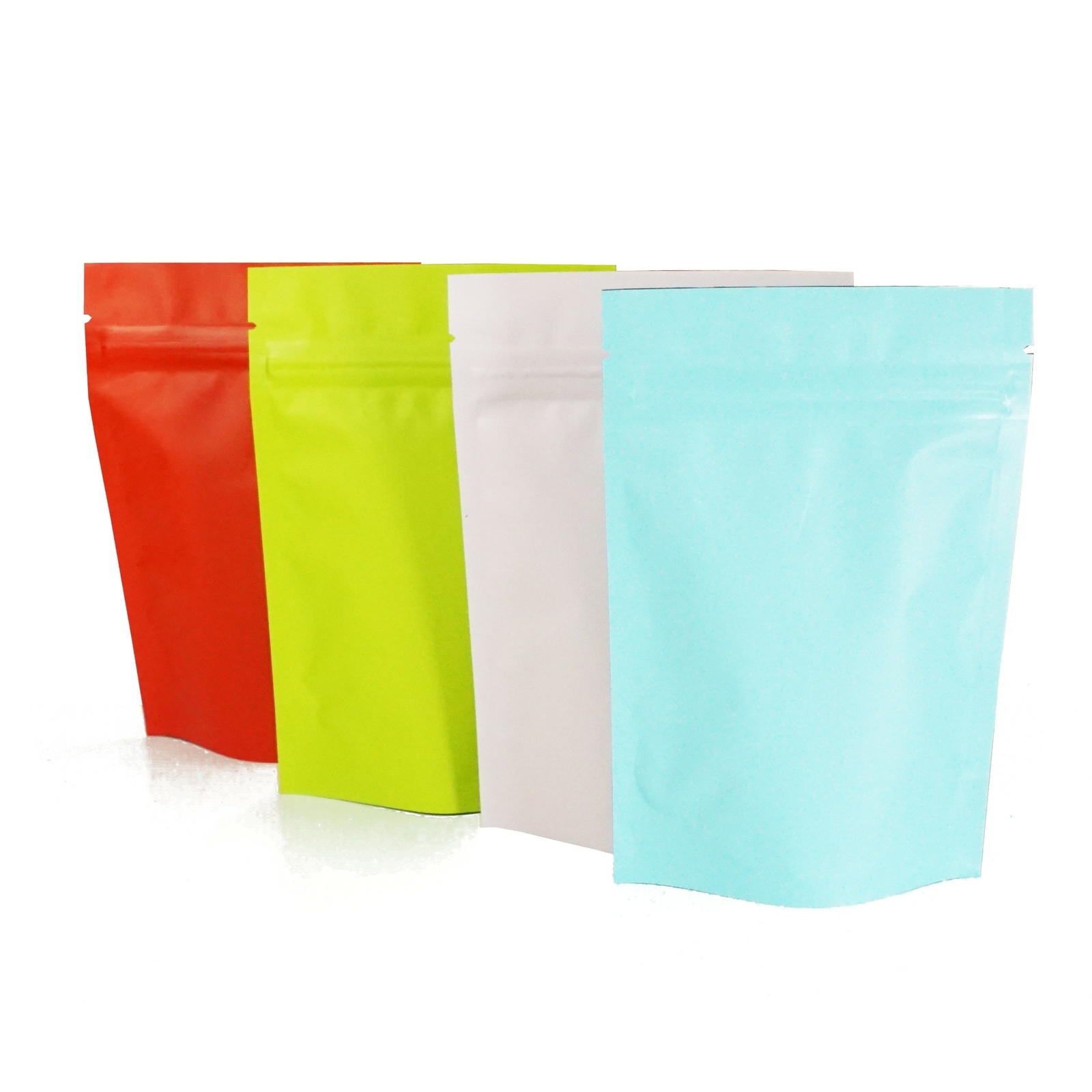 QQ Studio Stand Up Treat Bags for Snacks, Mylar Favor Bags with Zipper Seal 100x gallery