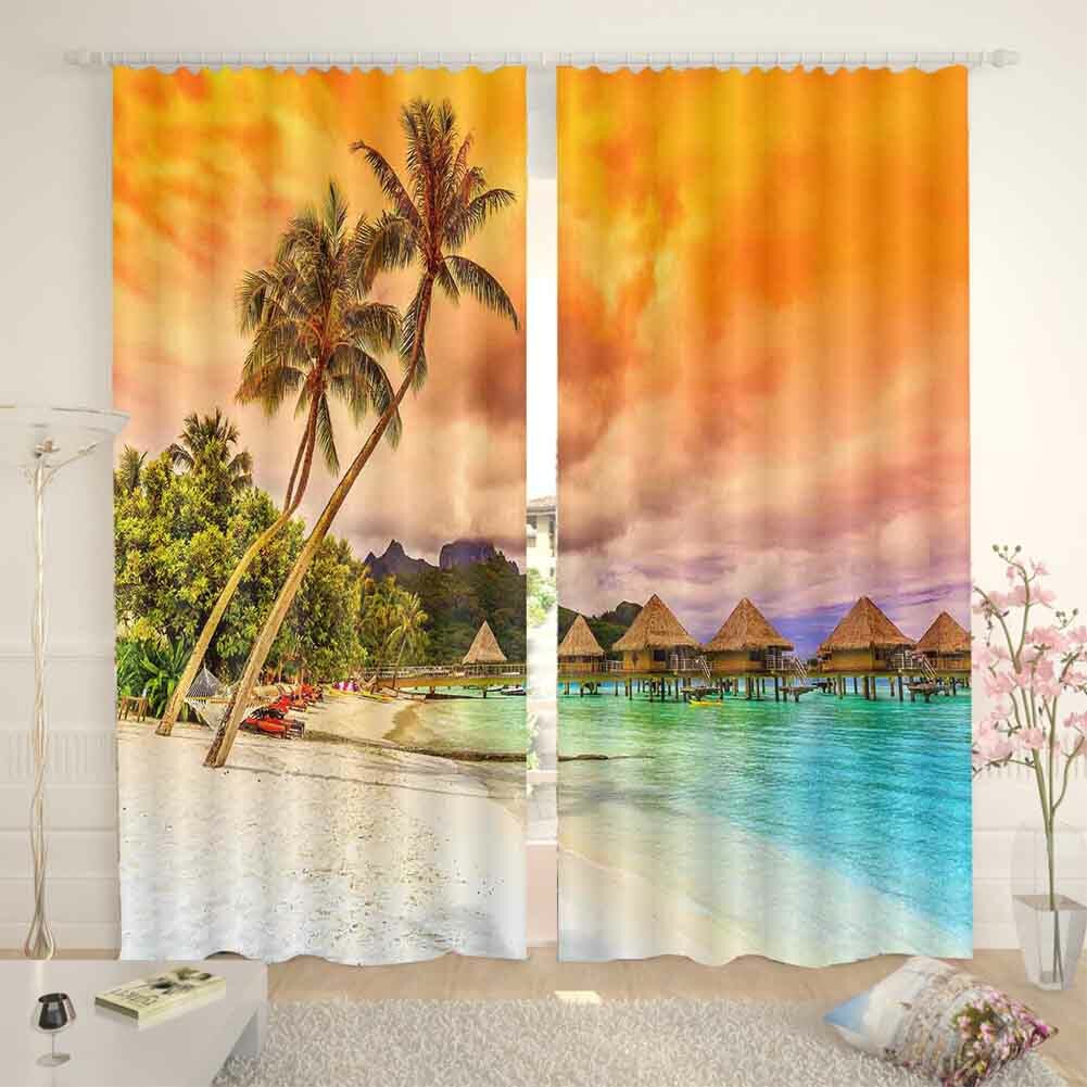 Surge Expression Sky 3D Curtain Blockout Photo Printing Curtains Drape Fabric gallery