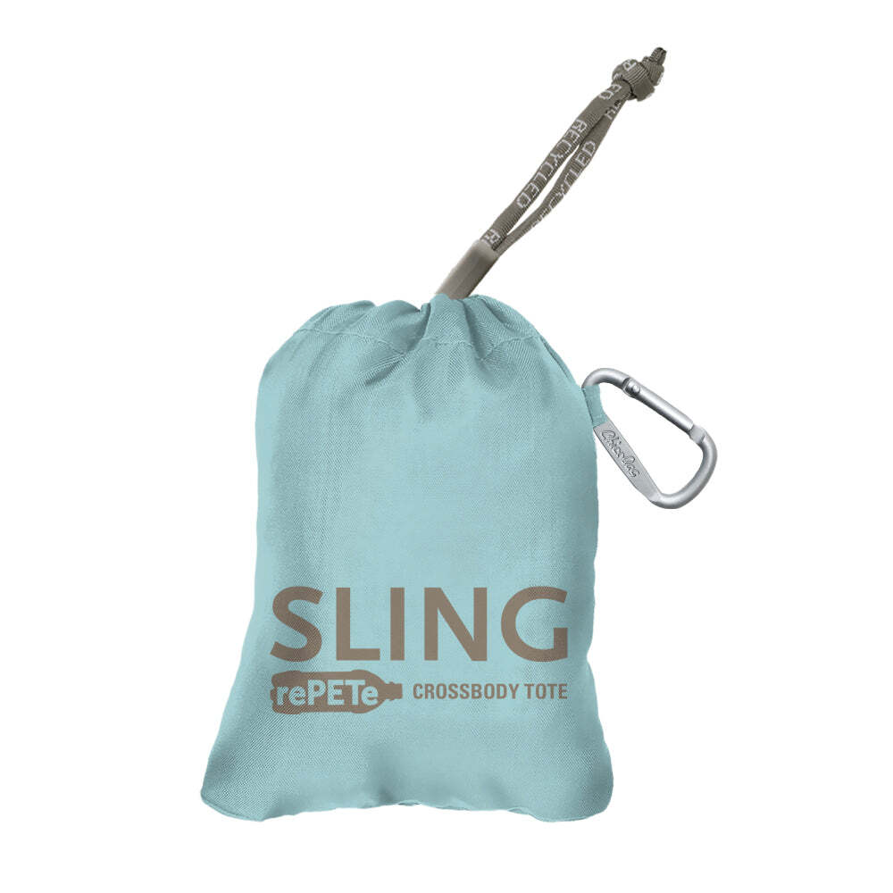 ChicoBag (rePETe + Refine) Crossbody Sling Tote w/ Carabiner | Eco Friendly gallery