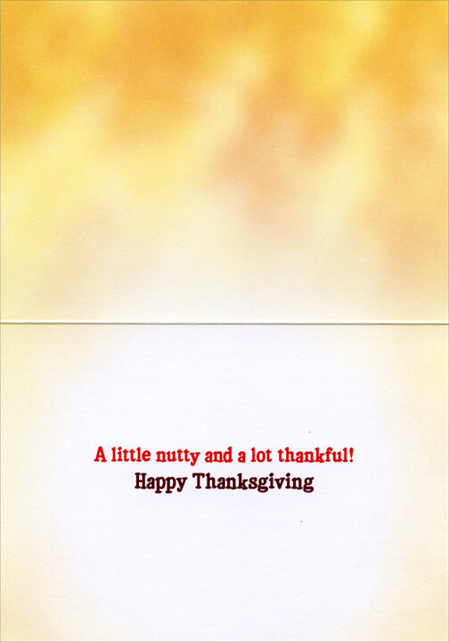 Chipmunks Deliver Pie Funny Thanksgiving Card - Greeting Card by Avanti Press gallery