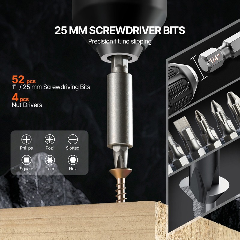 Drill Bit Set 100PCS Screwdriver Bit Set with Carrying Case Multi-purpose gallery