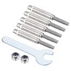 5/32 Inch Diamond Chainsaw Sharpener, 5 Pack for Hand Crank Chainsaw, Silver gallery