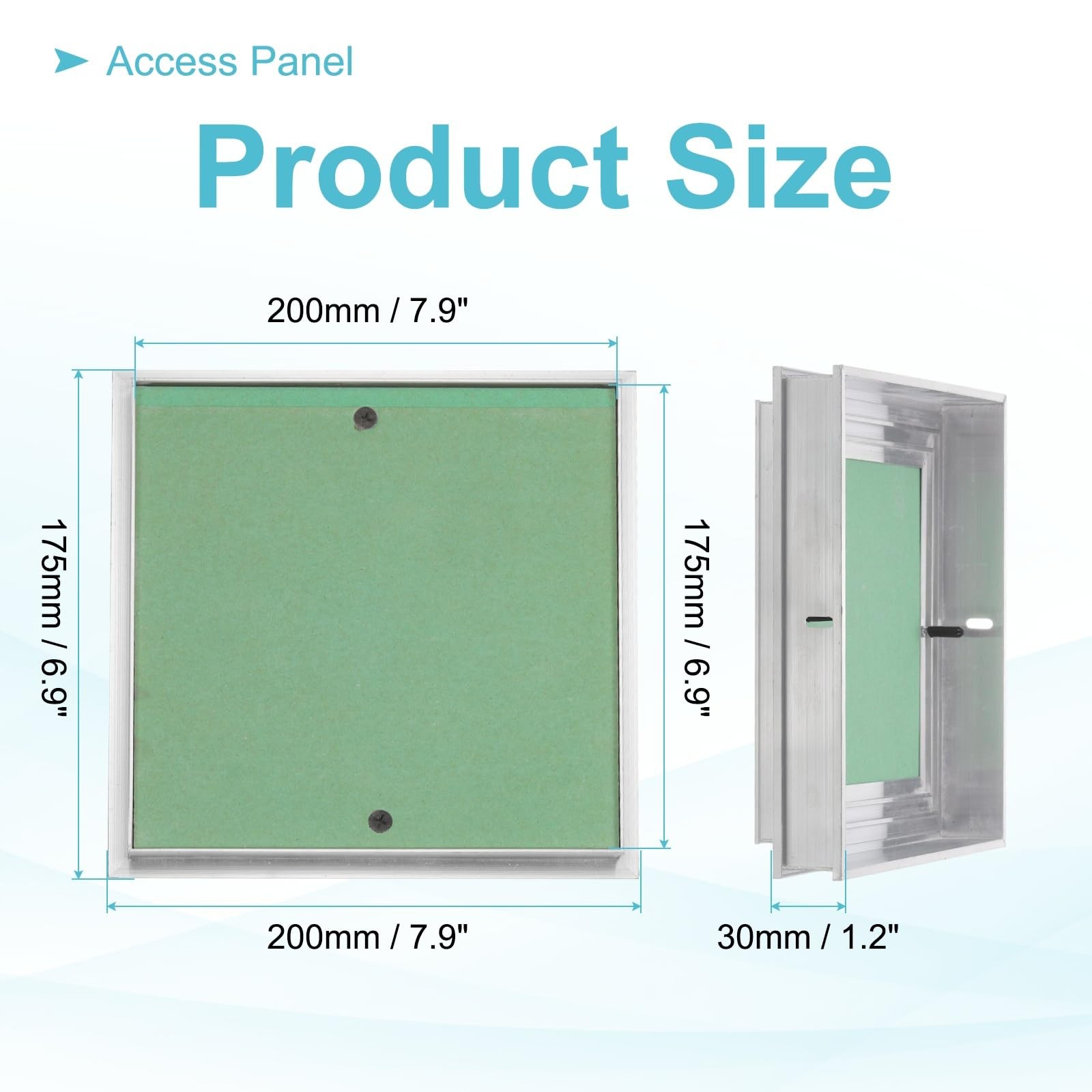 PATIKIL Drywall Access Panel 8x8 Inch, Aluminum Frame Wall Hole Cover Plumbin... gallery