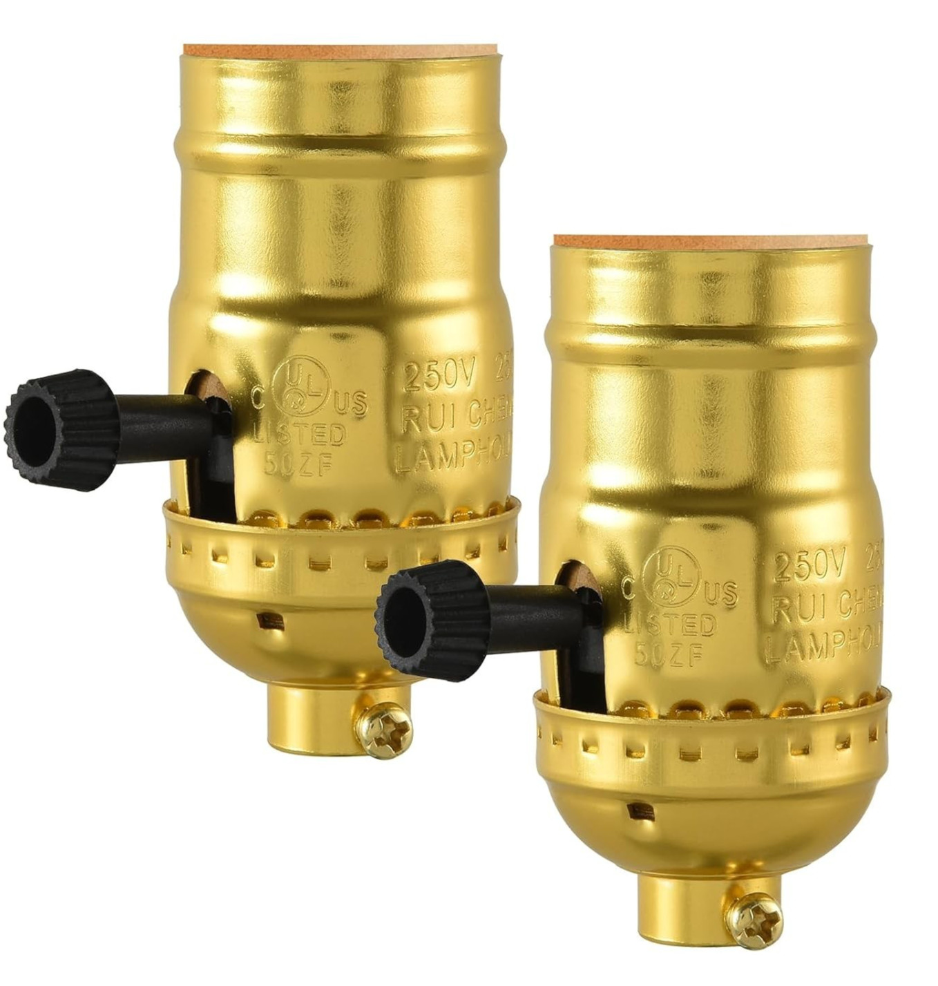 Lamp Socket Replacement, Threaded Base Light Socket DIY, 3-Way Turn Switch Knob gallery