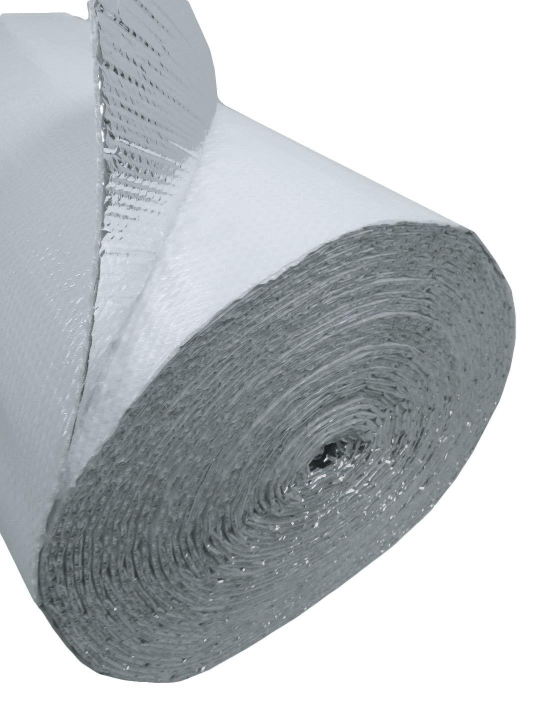 WHITE Single Bubble Reflective HEAT COLD INSULATION Radiant Barrier 4x5 3MM S gallery
