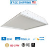 34W LED 2x2 Lensed Troffer Panel Light 3200-3400 Lm 3500K 4000K Office Recessed gallery