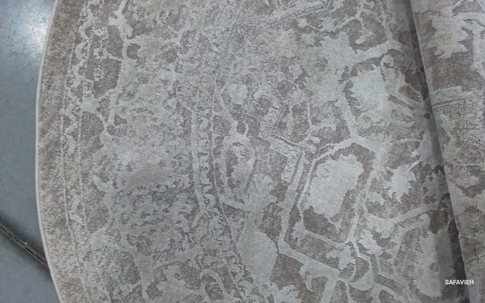 BEIGE / CREAM 5'-0" x 5'-0" Back Stain Rug, Reduced Price 1172801110 RFT665A-5R gallery