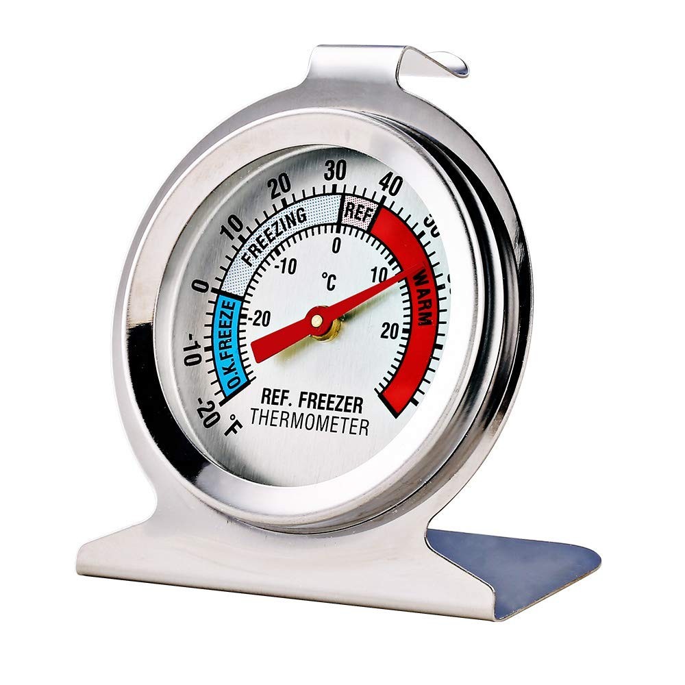 2 Pack Refrigerator Freezer Thermometer Large Dial Analog Thermometer gallery