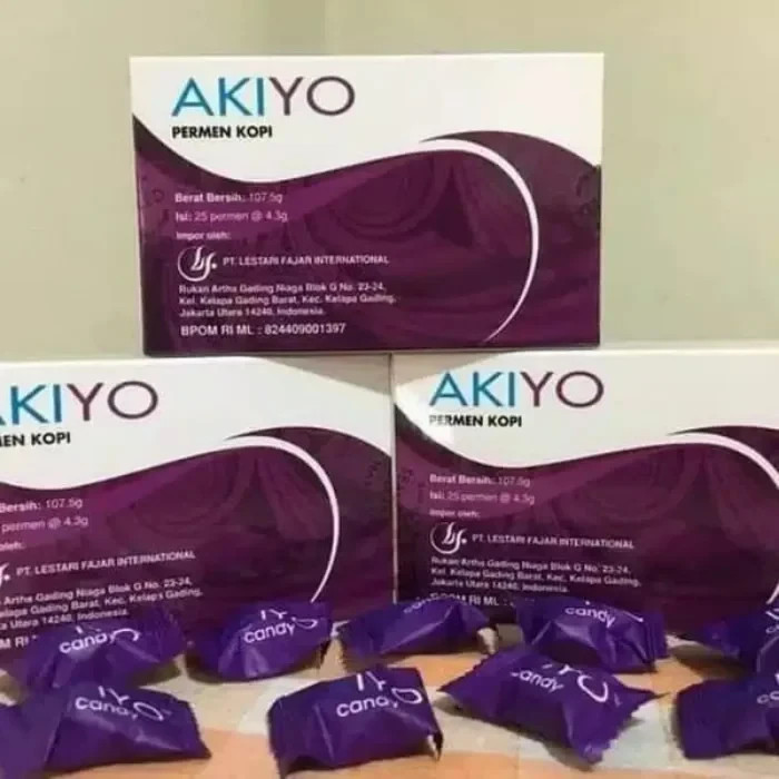 Aki yo Coffee Candy Hard Boiled- 25 Pcs/Box- Sweet Coffee Flavor - Free Shipping gallery