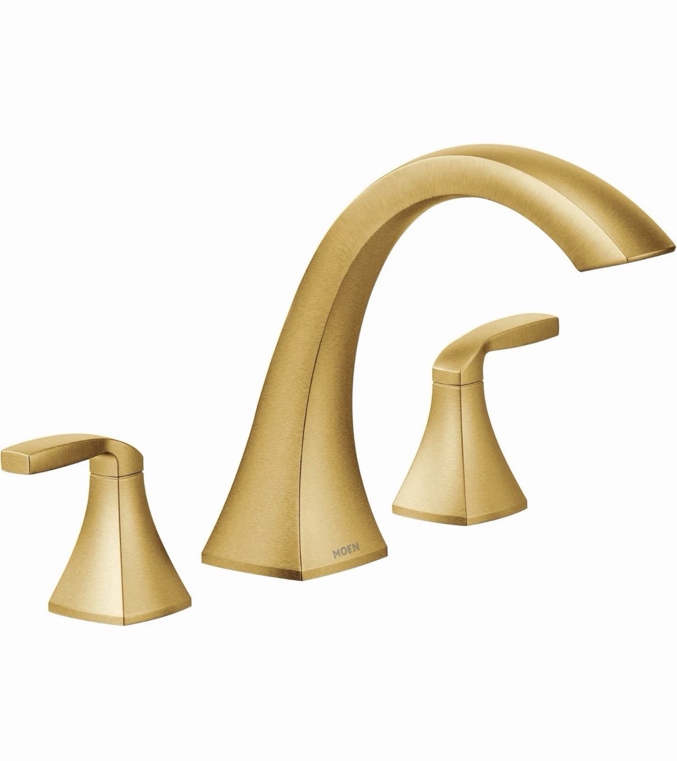 Moen Voss T693BG Brushed Gold Two-Handle Roman Tub Faucet Trim Kit gallery